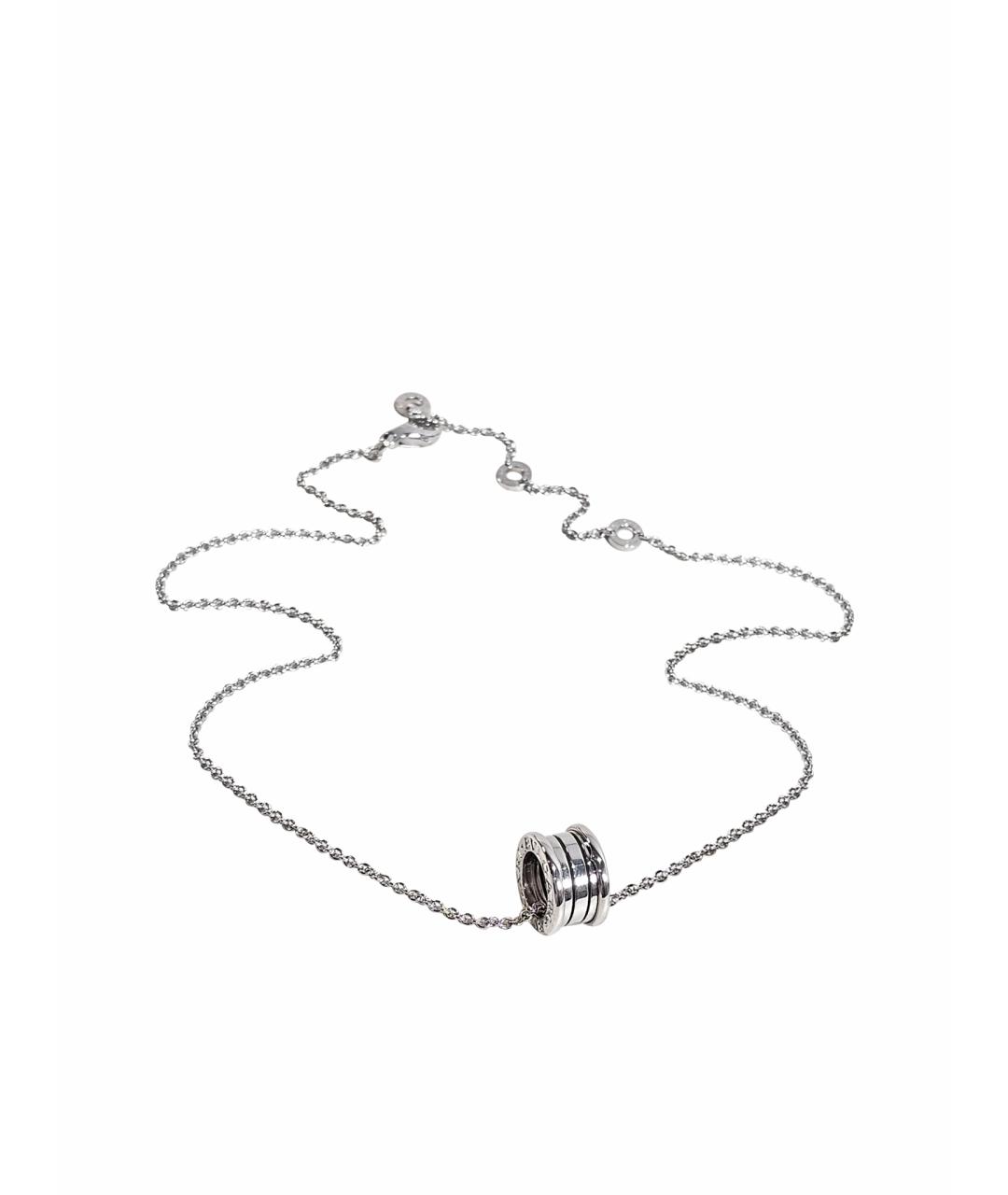 BVLGARI Серебряное колье из белого золота, фото 1