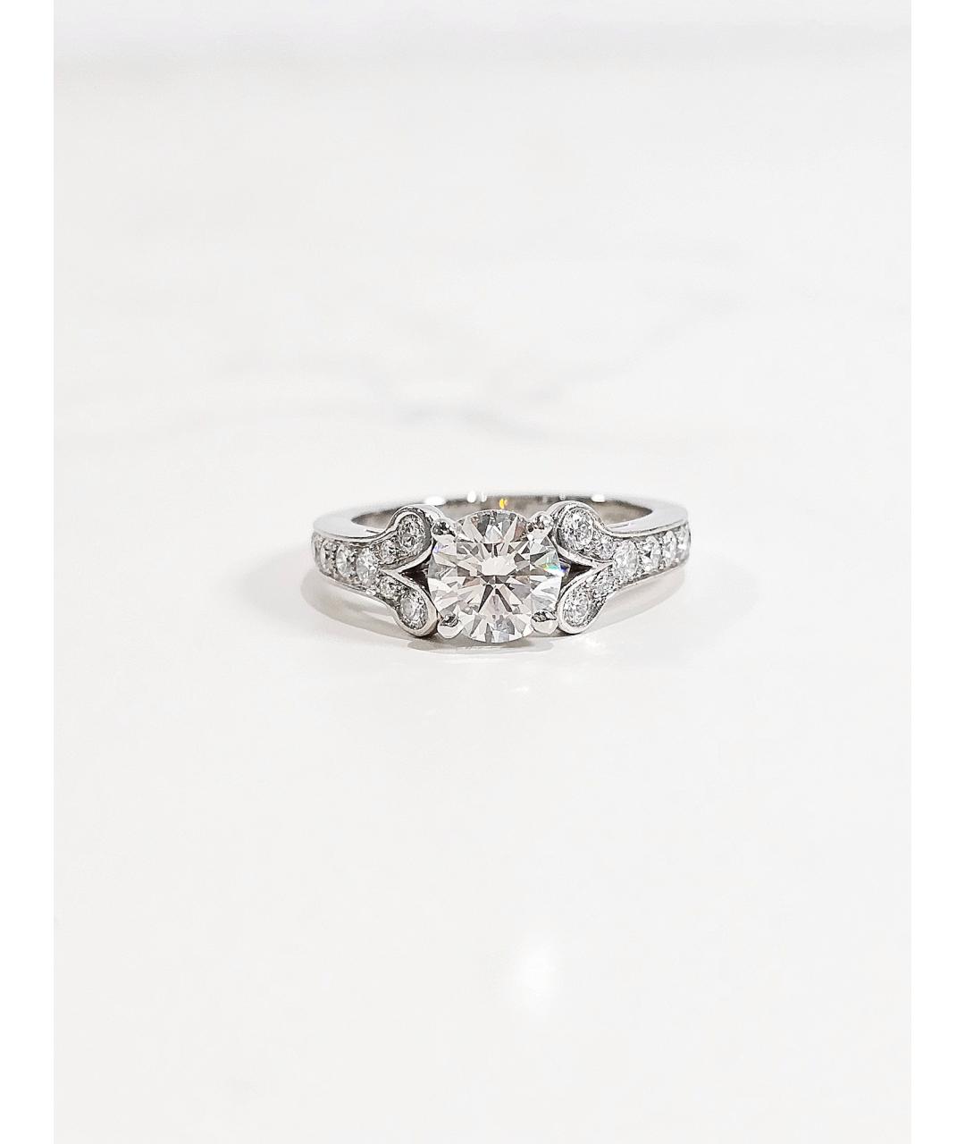 CARTIER Серебряное платиновое кольцо, фото 2