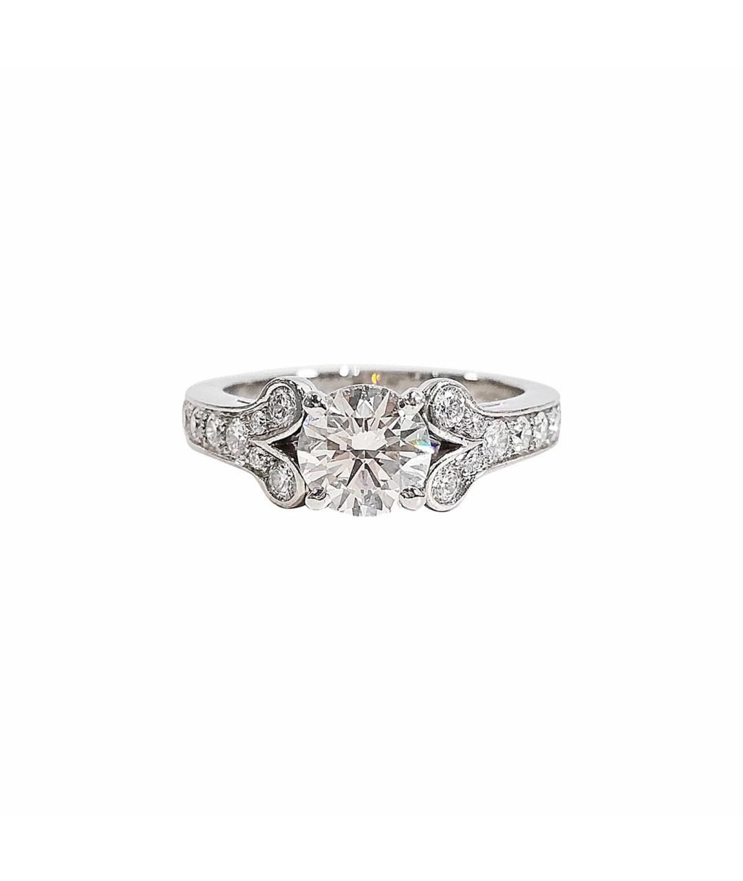 CARTIER Серебряное платиновое кольцо, фото 1