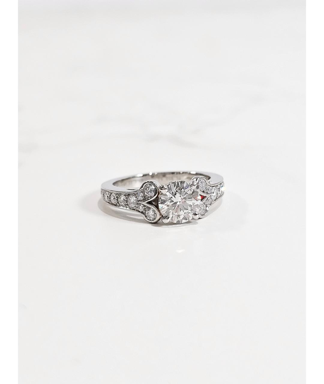 CARTIER Серебряное платиновое кольцо, фото 3