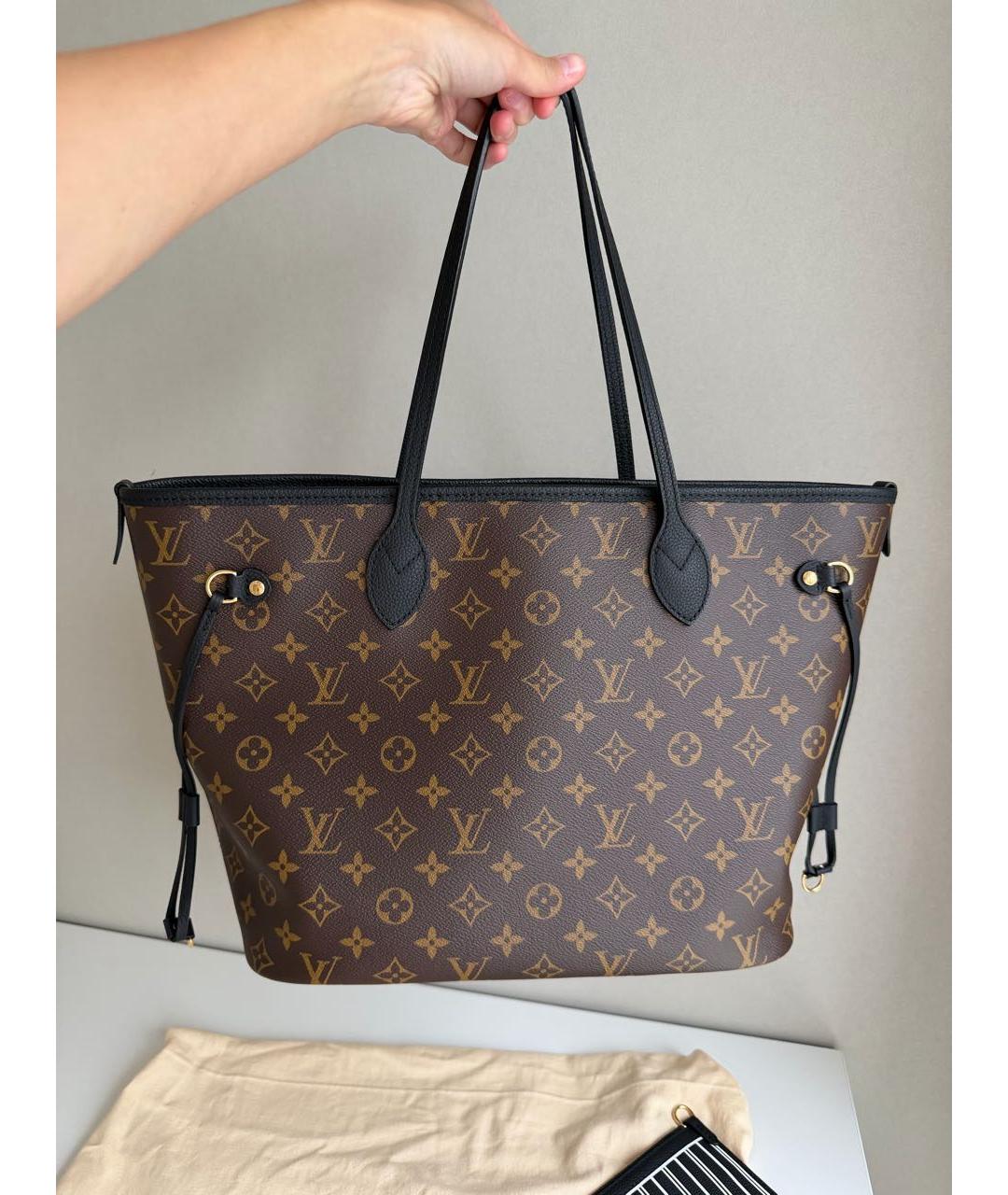 LOUIS VUITTON Коричневая сумка тоут, фото 3