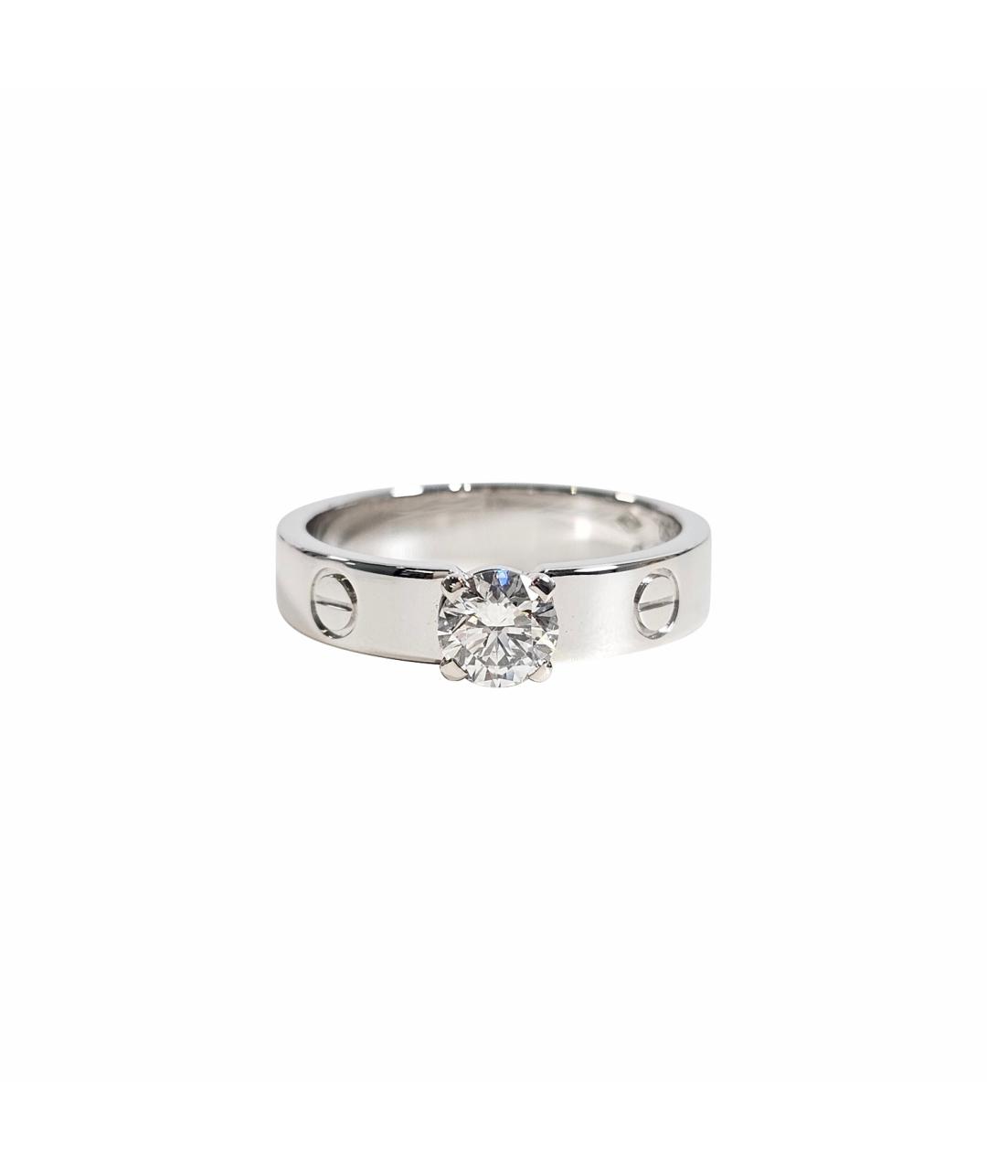 CARTIER Серебряное кольцо из белого золота, фото 1