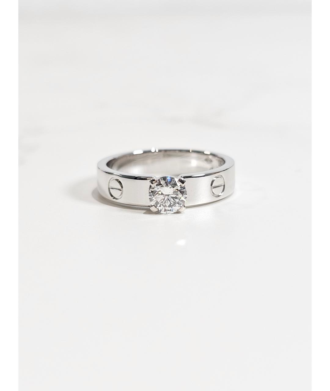 CARTIER Серебряное кольцо из белого золота, фото 2