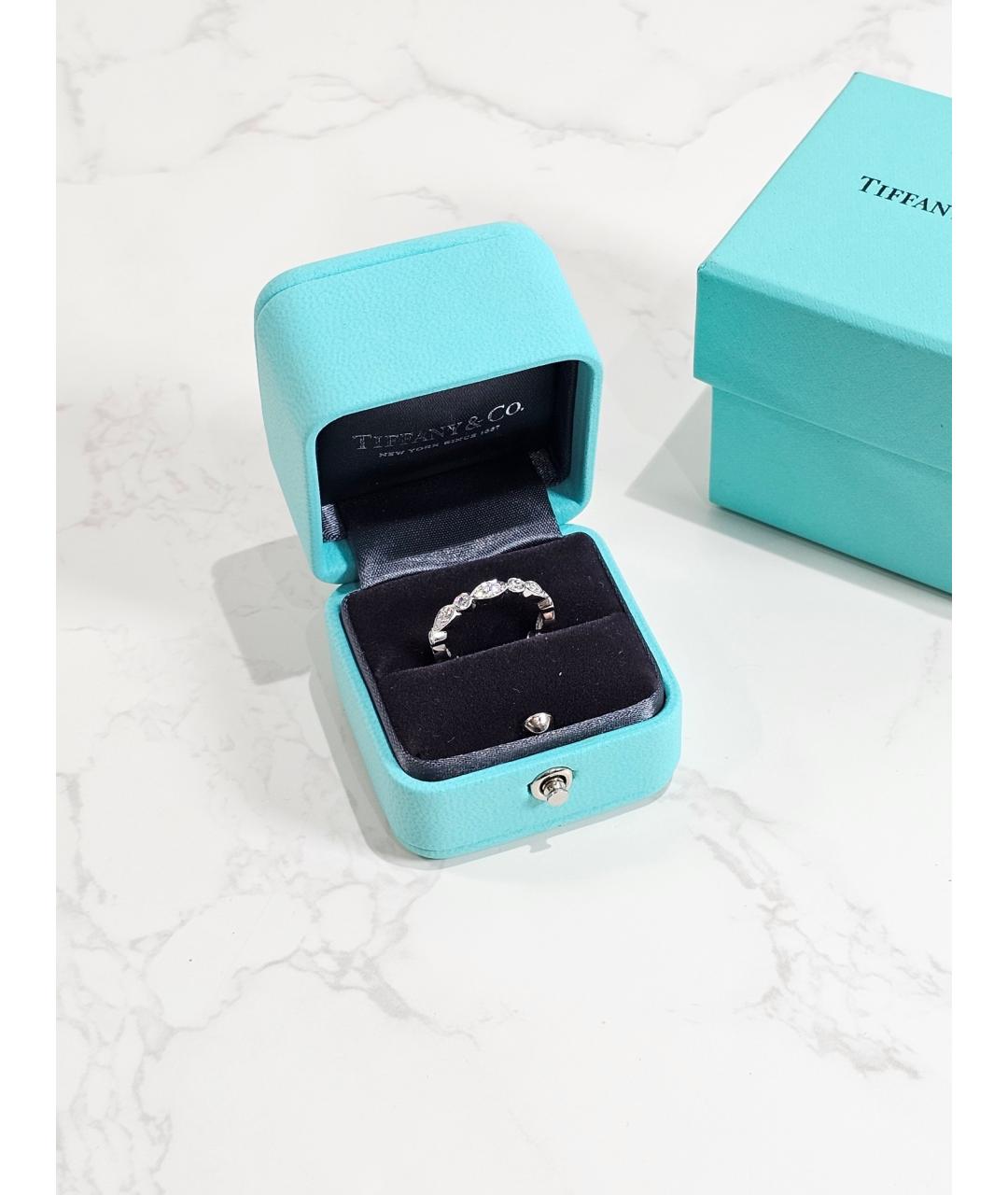 TIFFANY&CO Серебряное платиновое кольцо, фото 2