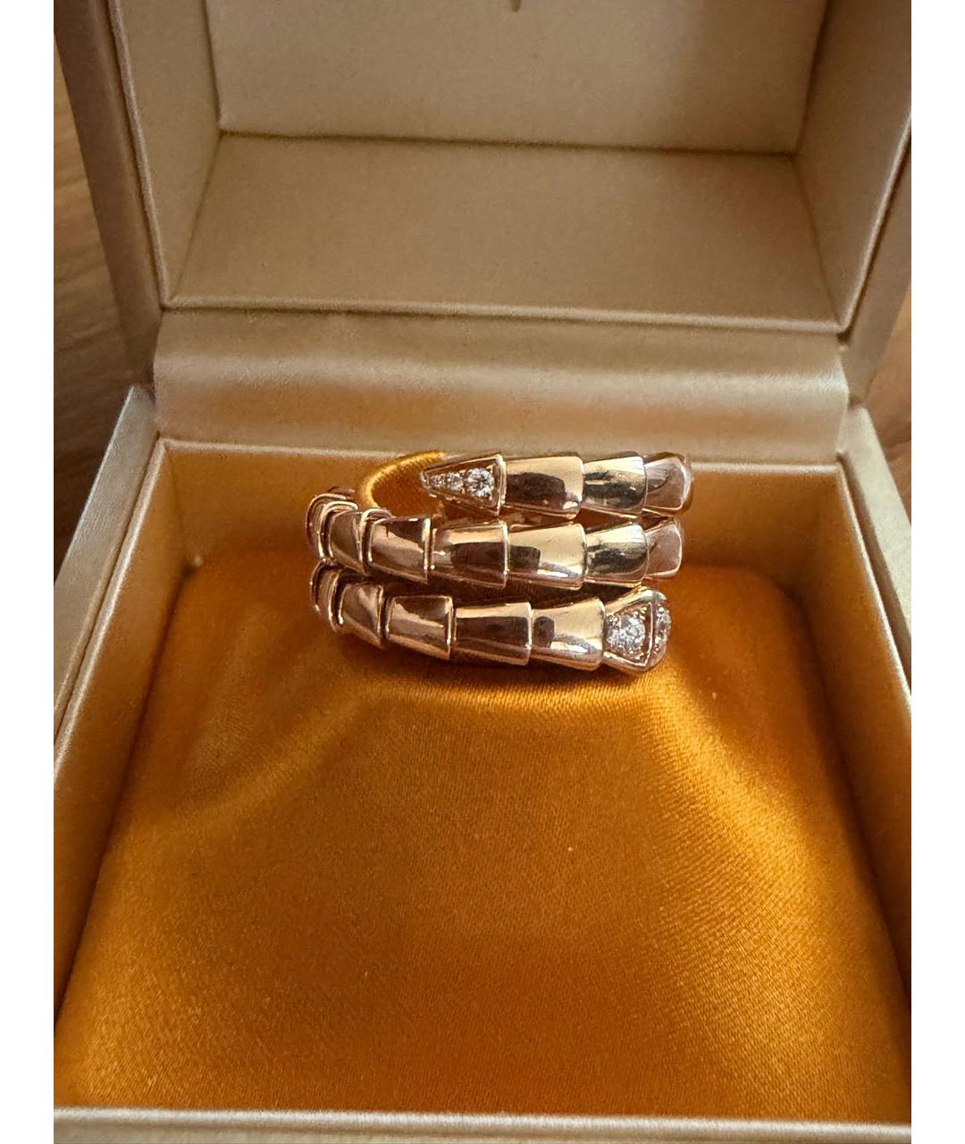 BVLGARI Золотое кольцо из розового золота, фото 7