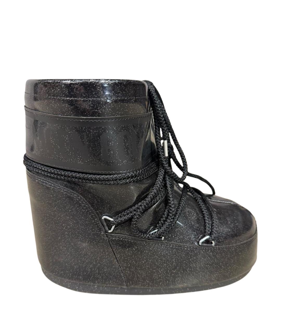 MOON BOOT Черные полусапоги, фото 1