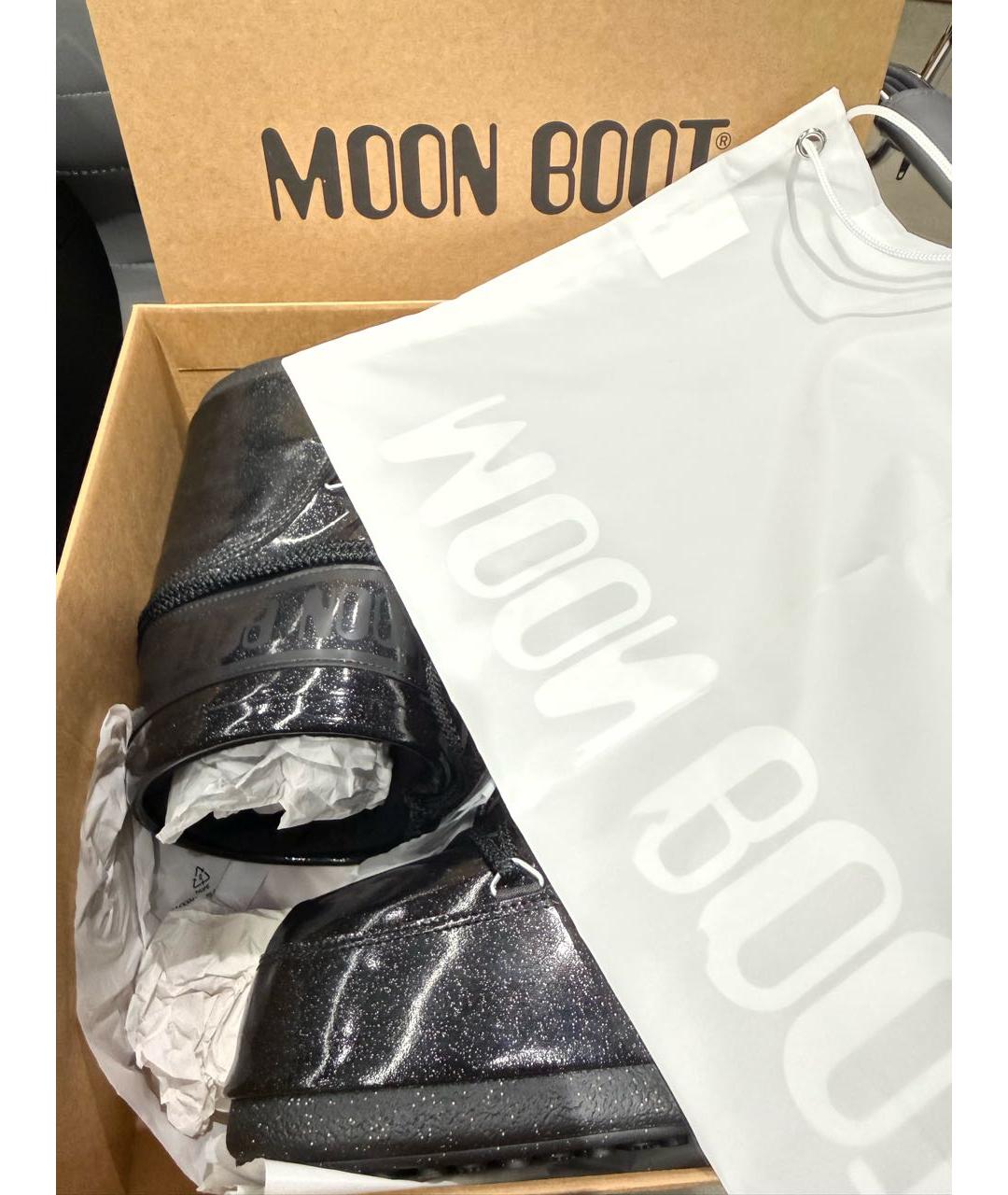 MOON BOOT Черные полусапоги, фото 6