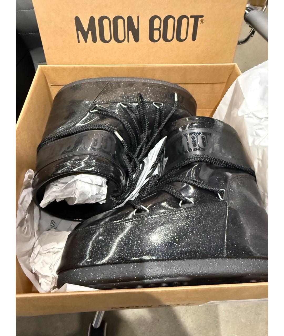 MOON BOOT Черные полусапоги, фото 5