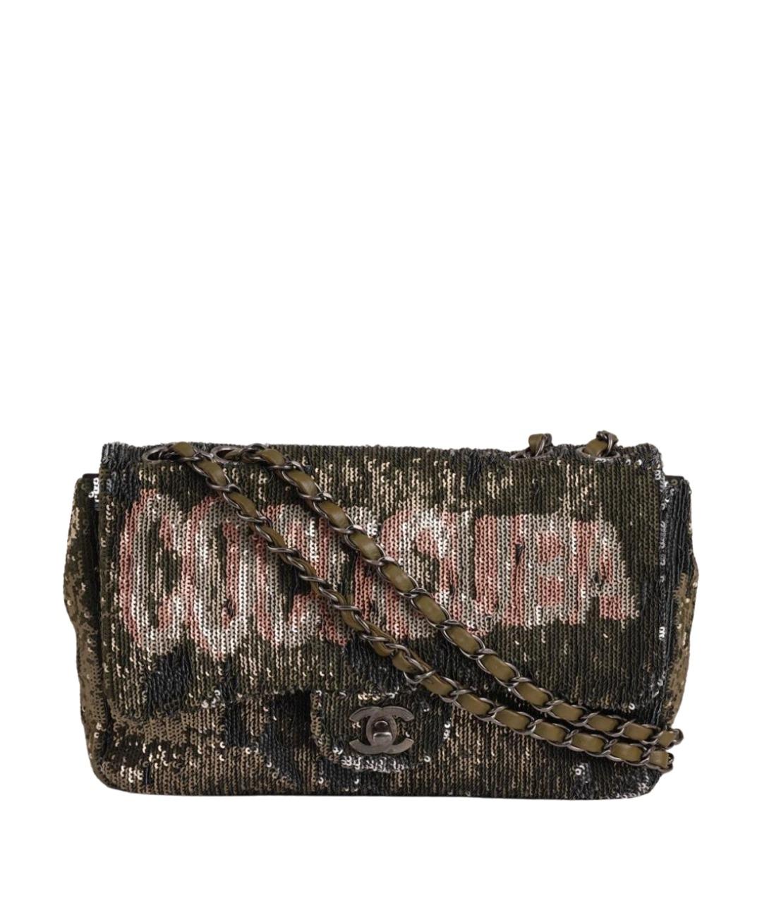 CHANEL Хаки сумка через плечо, фото 1