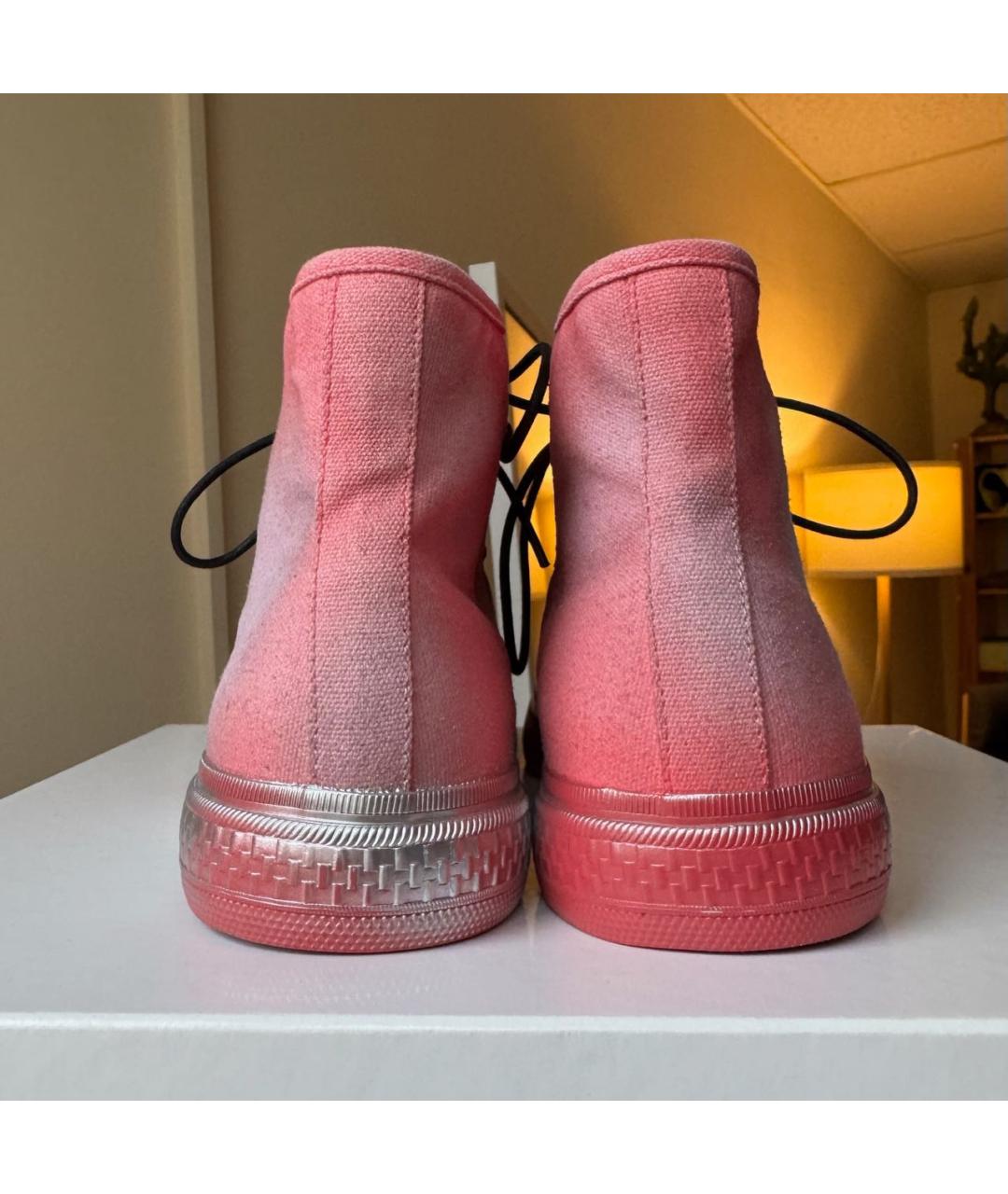 ACNE STUDIOS Мульти текстильные высокие кроссовки / кеды, фото 6