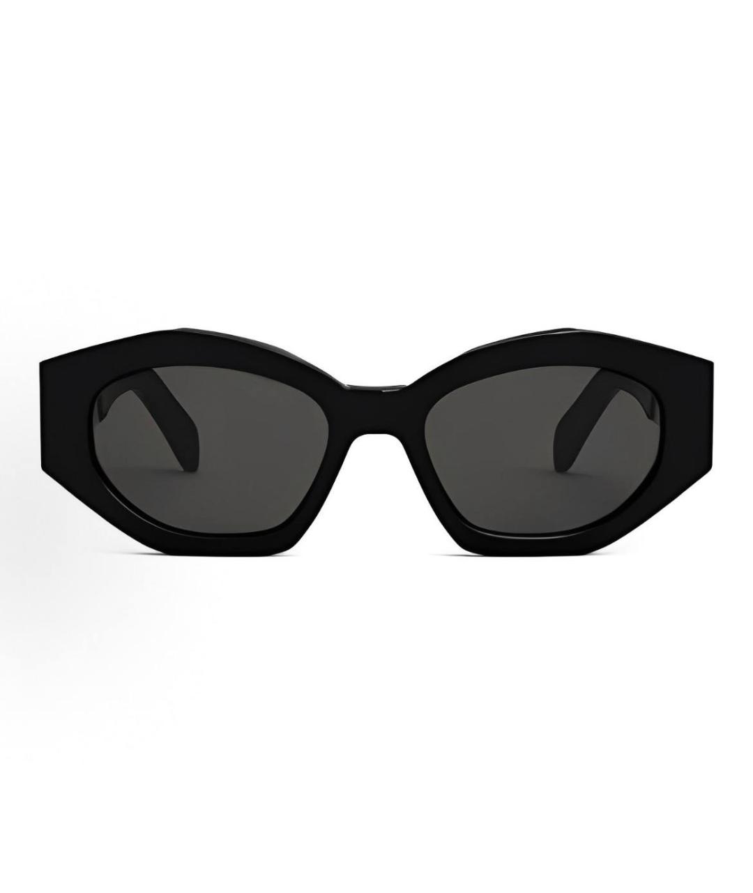 CELINE Черные пластиковые солнцезащитные очки, фото 1