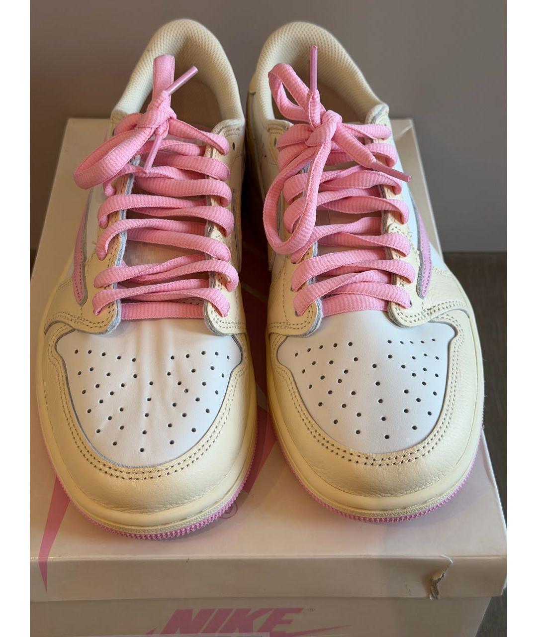 CACTUS JACK BY TRAVIS SCOTT Розовые кожаные кроссовки, фото 2