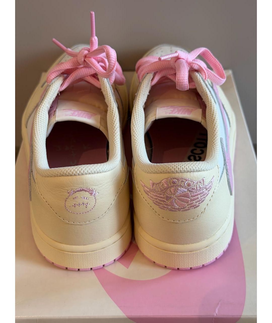 CACTUS JACK BY TRAVIS SCOTT Розовые кожаные кроссовки, фото 3