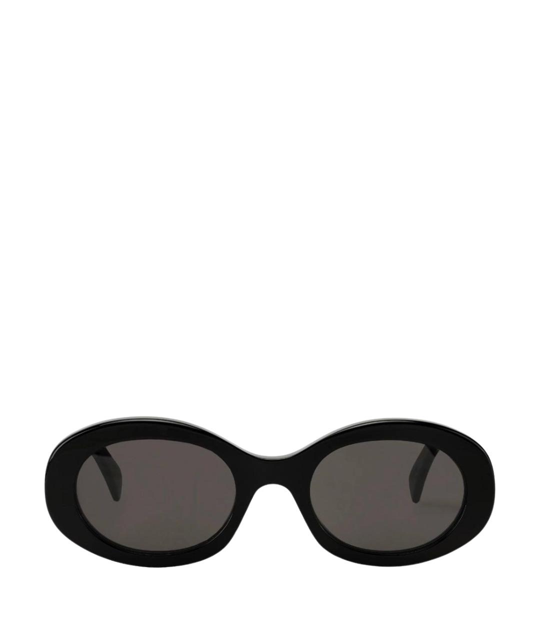 CELINE Черные пластиковые солнцезащитные очки, фото 1