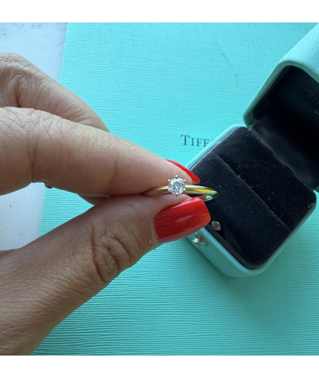 TIFFANY&CO Золотое кольцо из желтого золота, фото 2