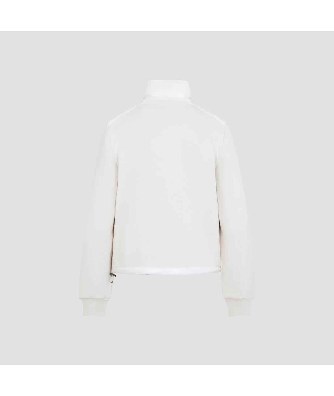 MONCLER Бежевая полиамидовая куртка, фото 3