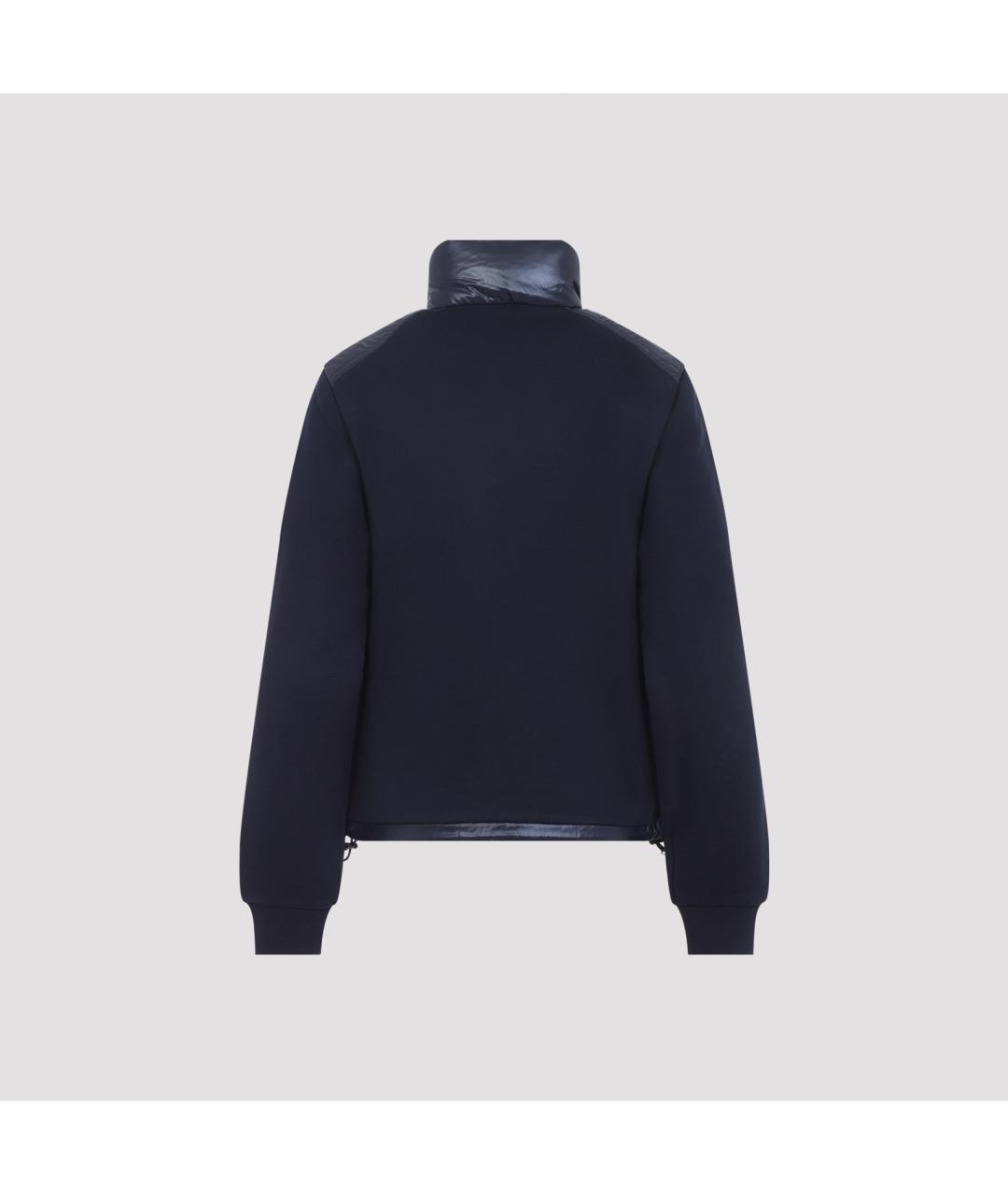 MONCLER Темно-синяя полиамидовая куртка, фото 3
