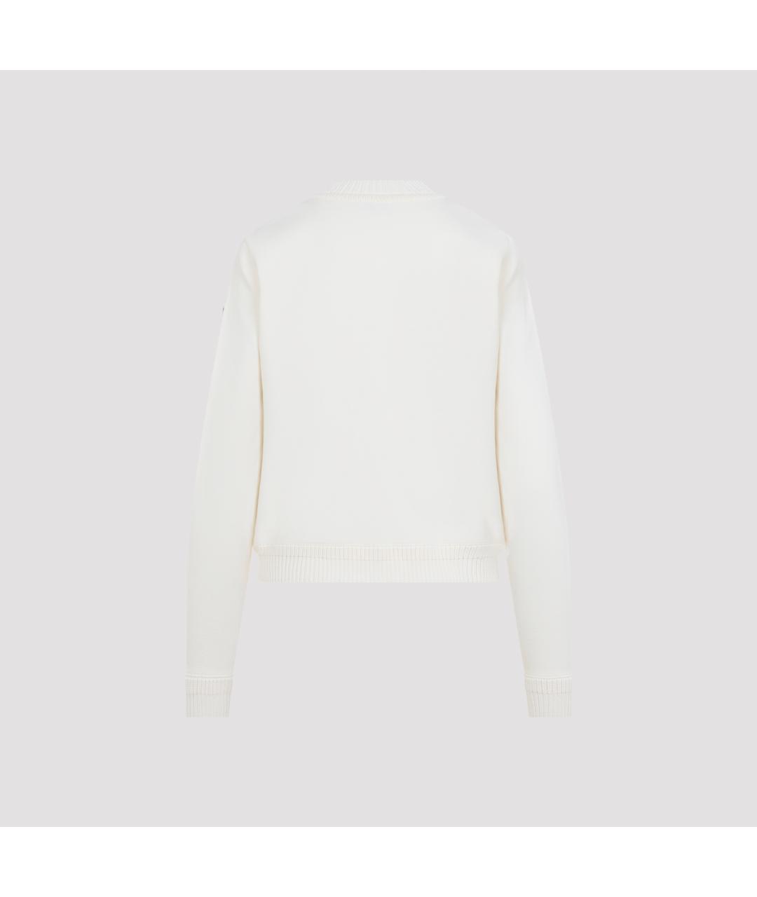 MONCLER Белая хлопковая куртка, фото 3