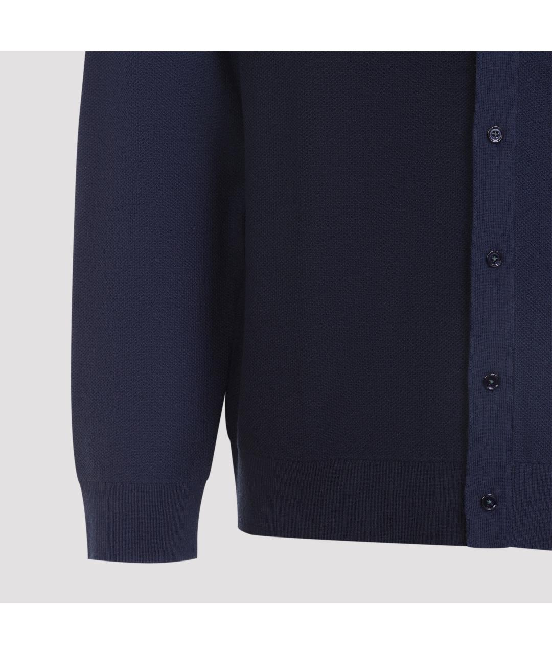PAUL SMITH Темно-синяя шерстяная куртка, фото 5