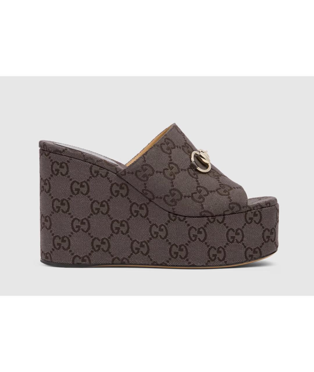 GUCCI Коричневые сандалии, фото 4