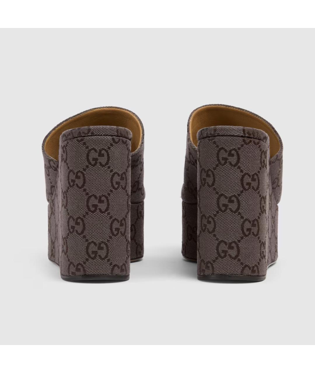 GUCCI Коричневые сандалии, фото 2