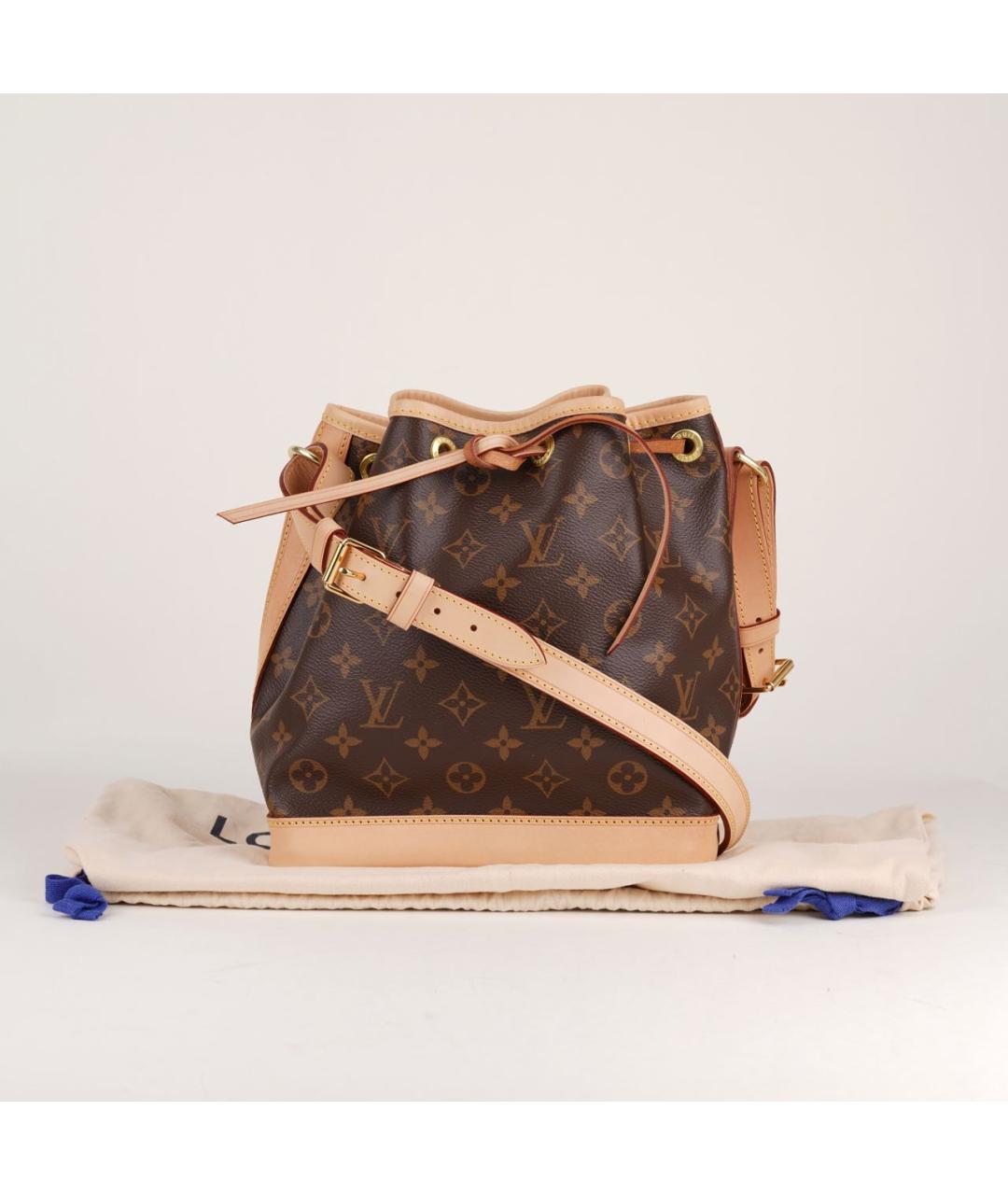 LOUIS VUITTON Коричневая кожаная сумка тоут, фото 2
