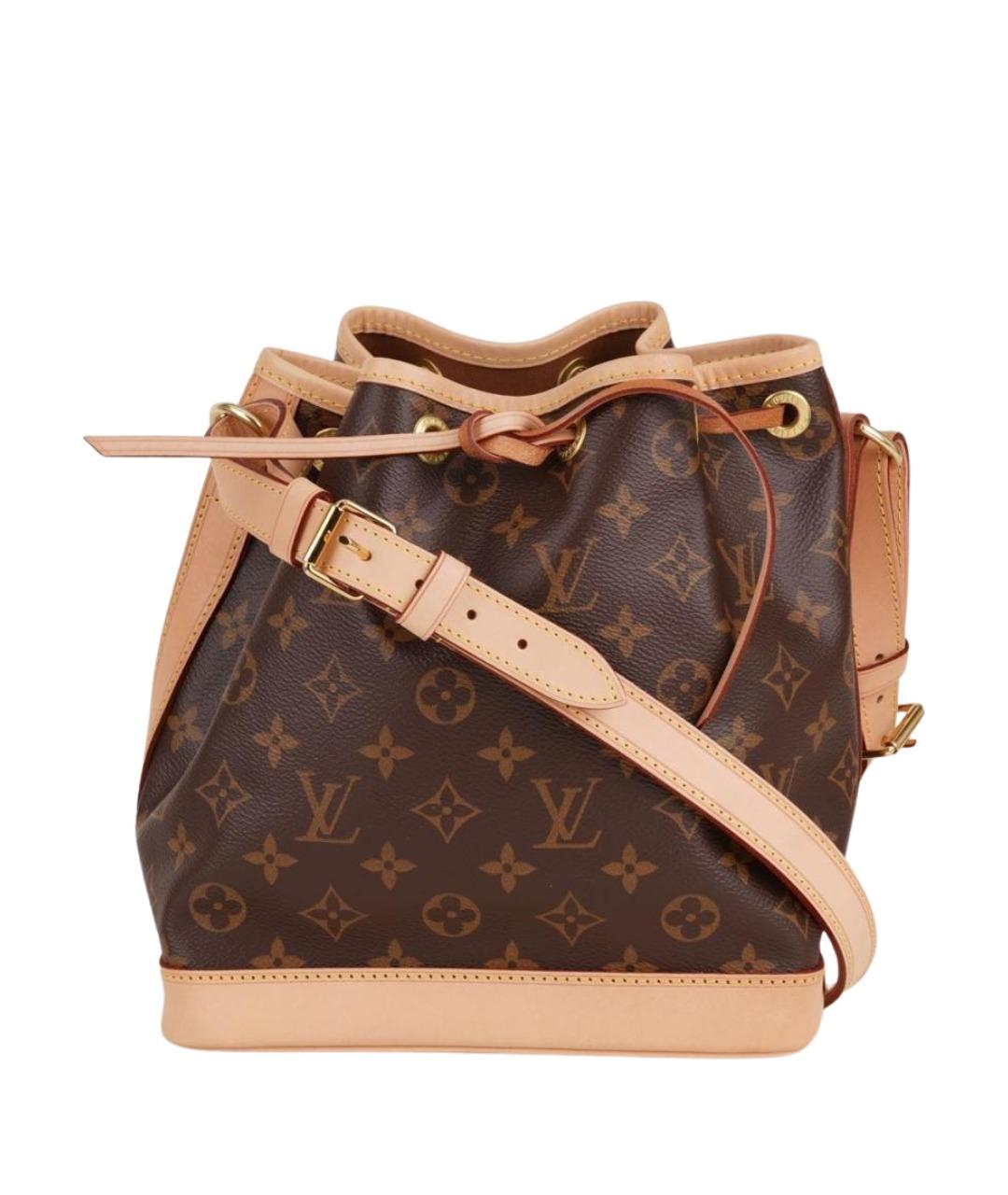 LOUIS VUITTON Коричневая кожаная сумка тоут, фото 1