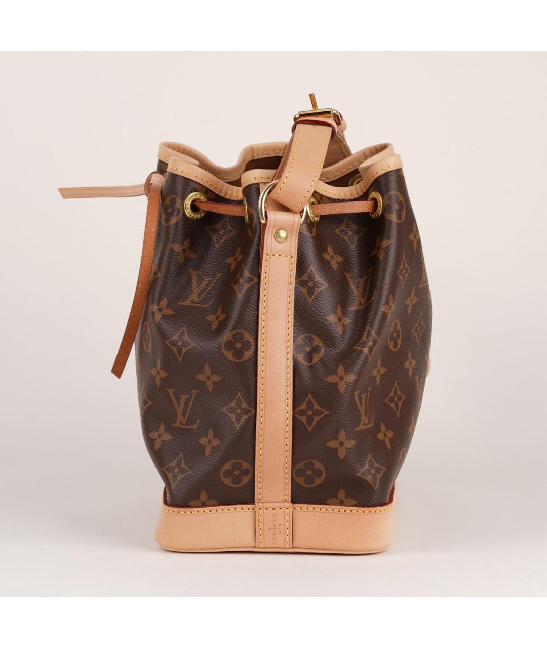 LOUIS VUITTON Коричневая кожаная сумка тоут, фото 6
