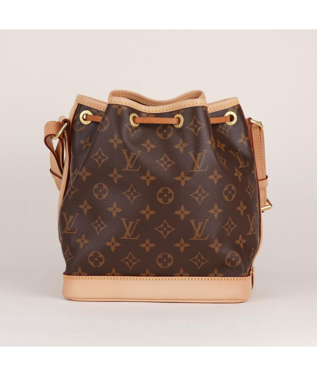 LOUIS VUITTON Коричневая кожаная сумка тоут, фото 4