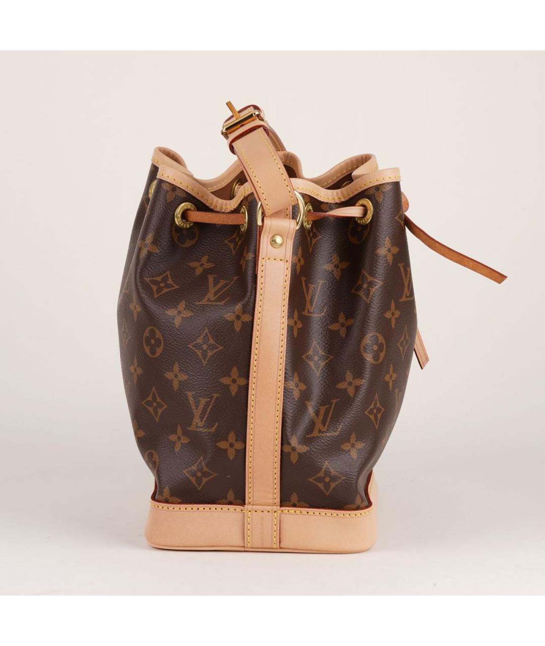 LOUIS VUITTON Коричневая кожаная сумка тоут, фото 5