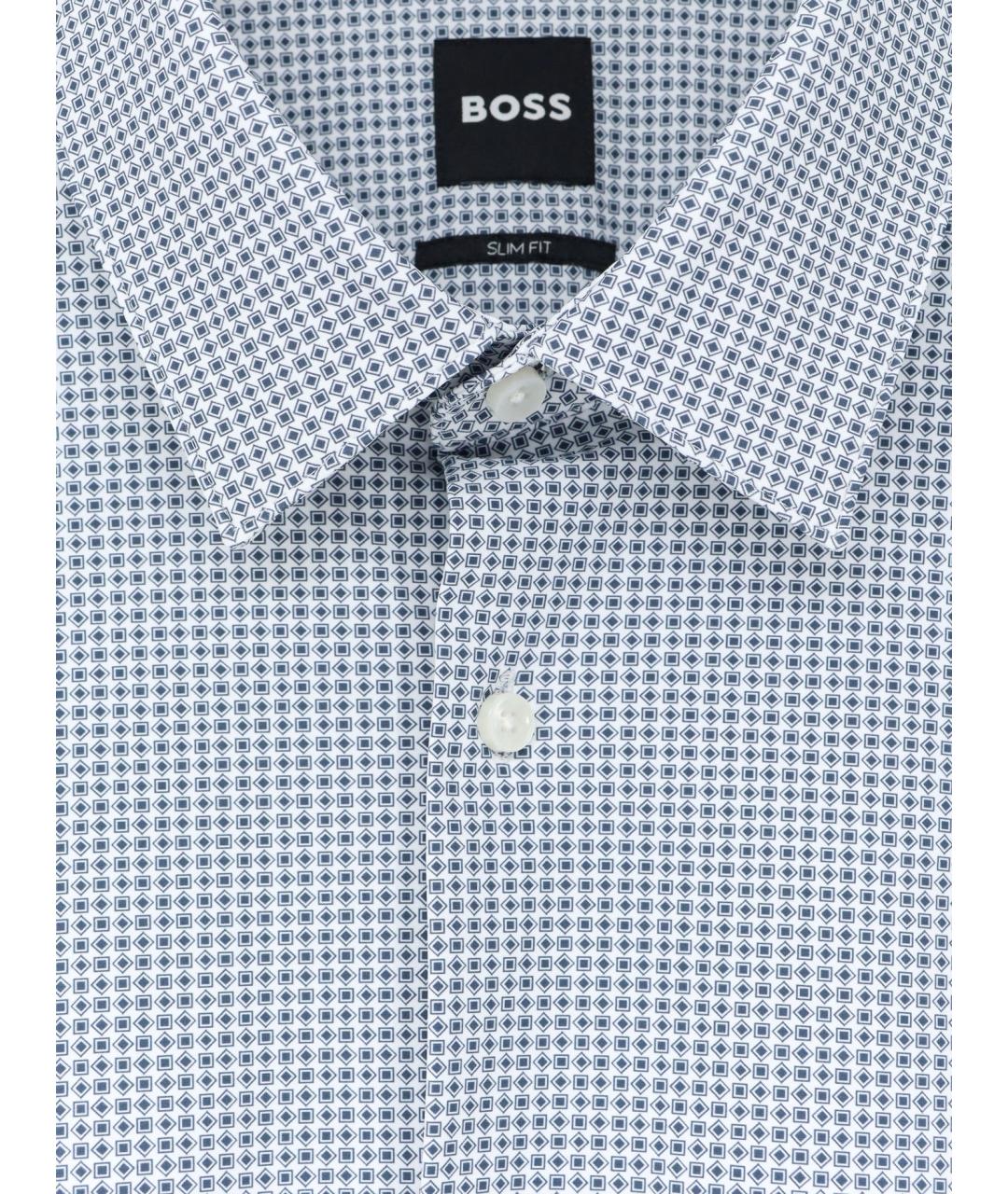 HUGO BOSS Голубая классическая рубашка, фото 3