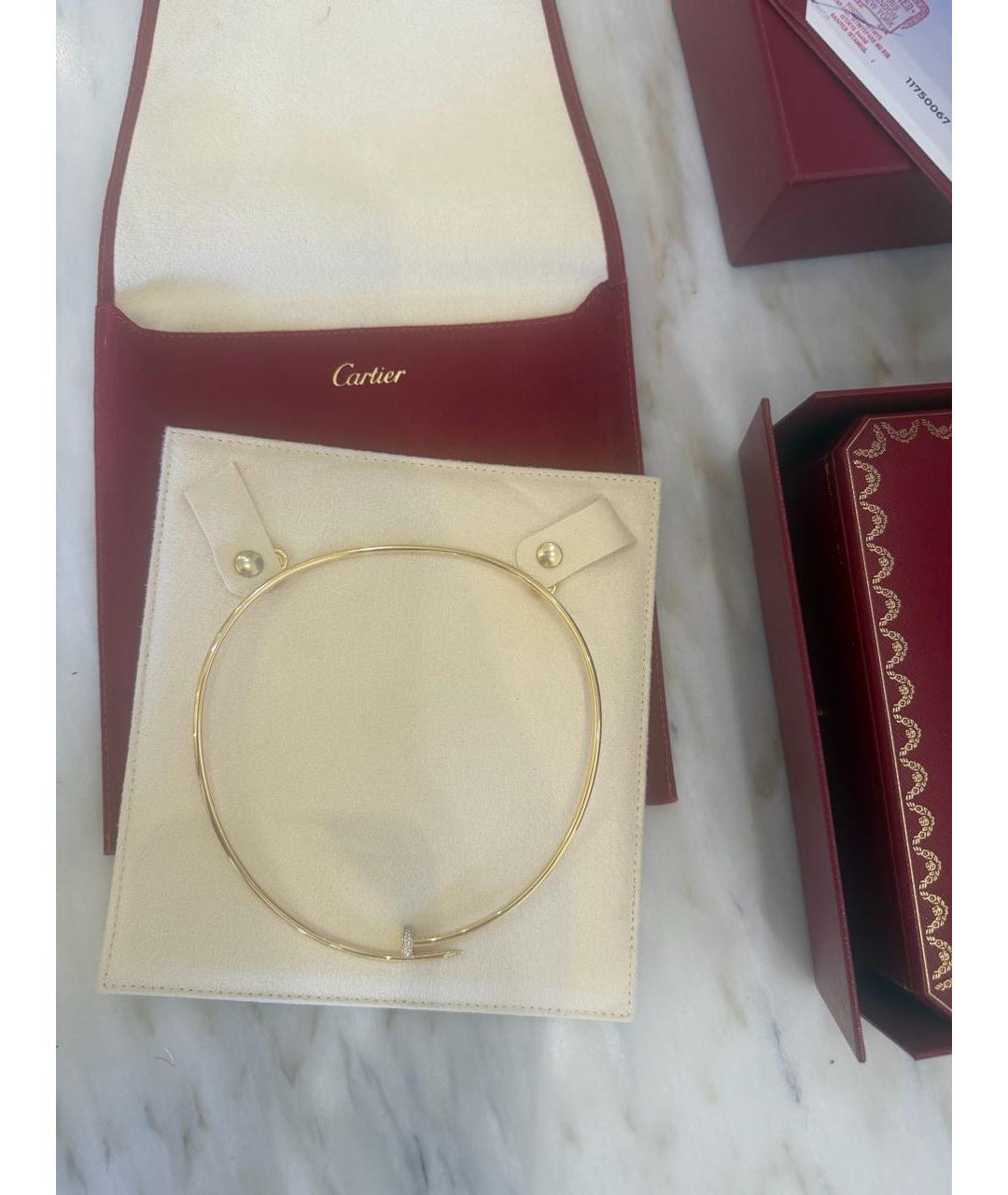CARTIER Розовое колье из желтого золота, фото 2