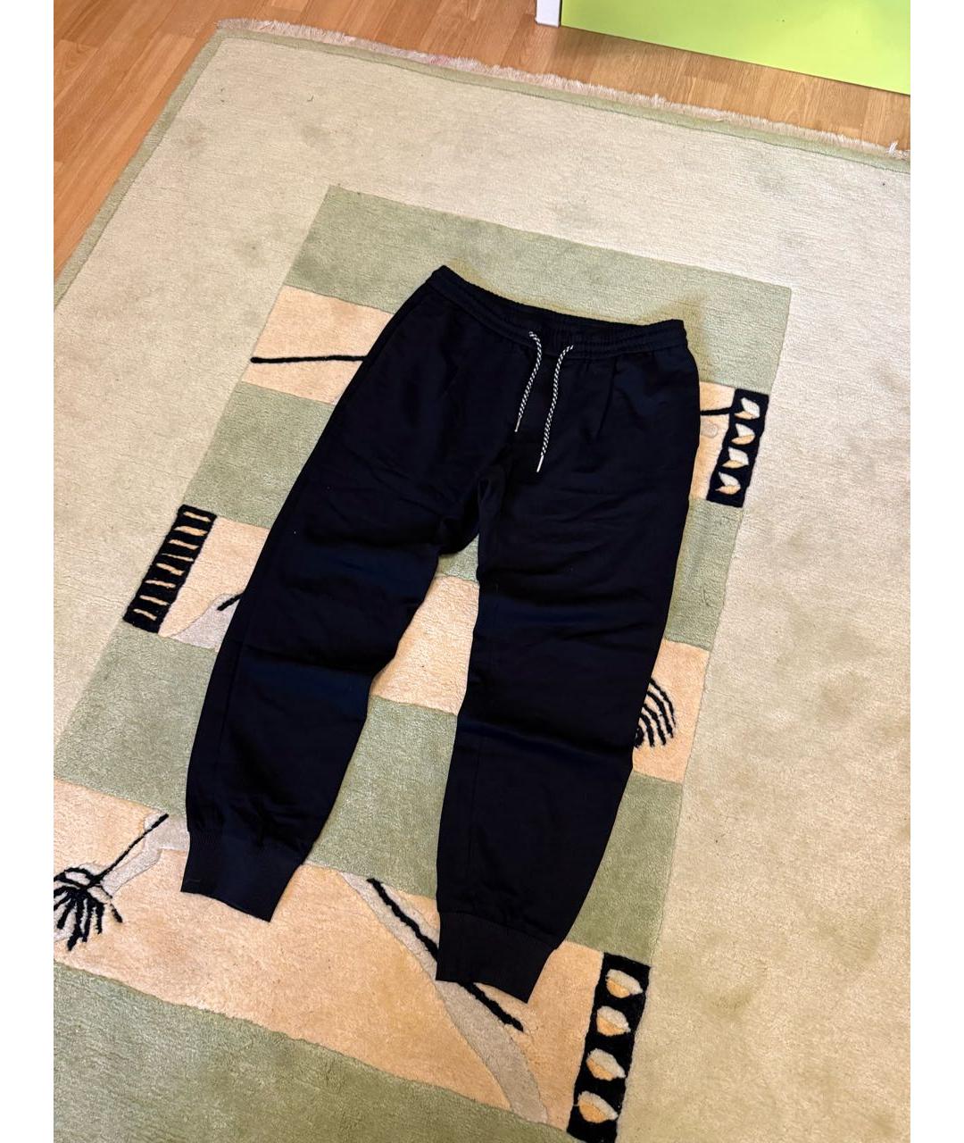 ARMANI EXCHANGE Черные хлопковые повседневные брюки, фото 5