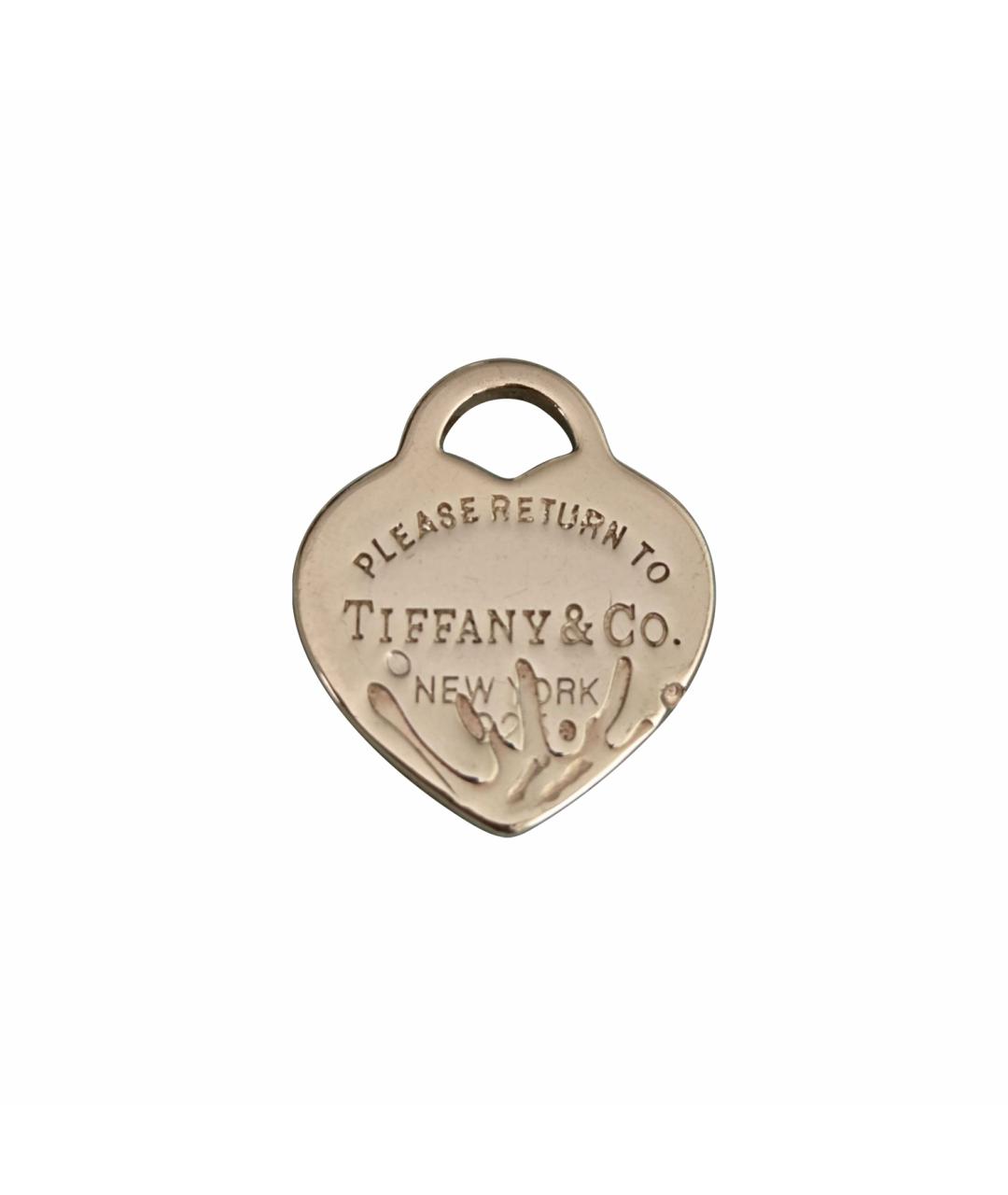 TIFFANY&CO Бежевый серебряный кулон, фото 1