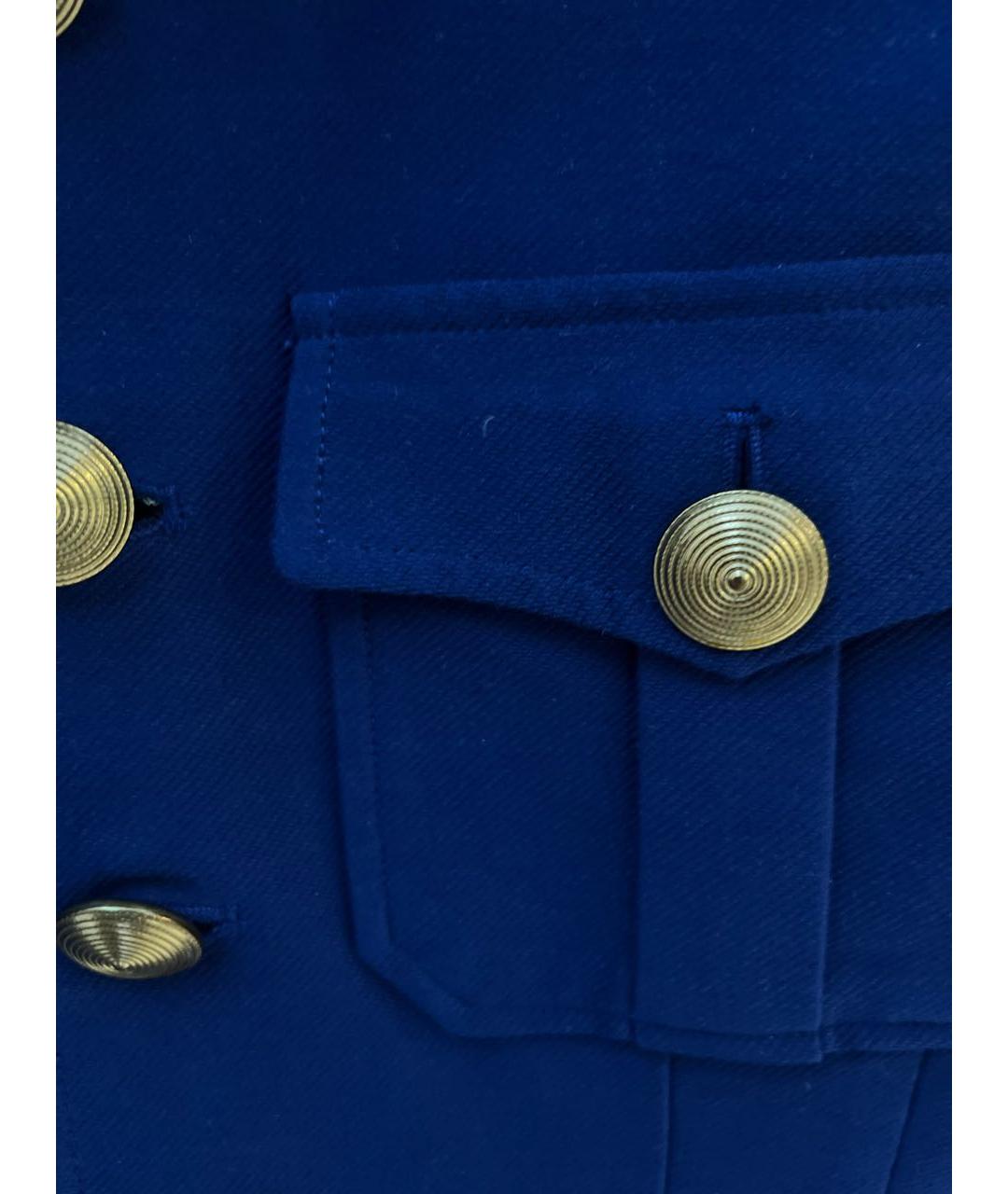POLO RALPH LAUREN Синий хлопковый жакет/пиджак, фото 4