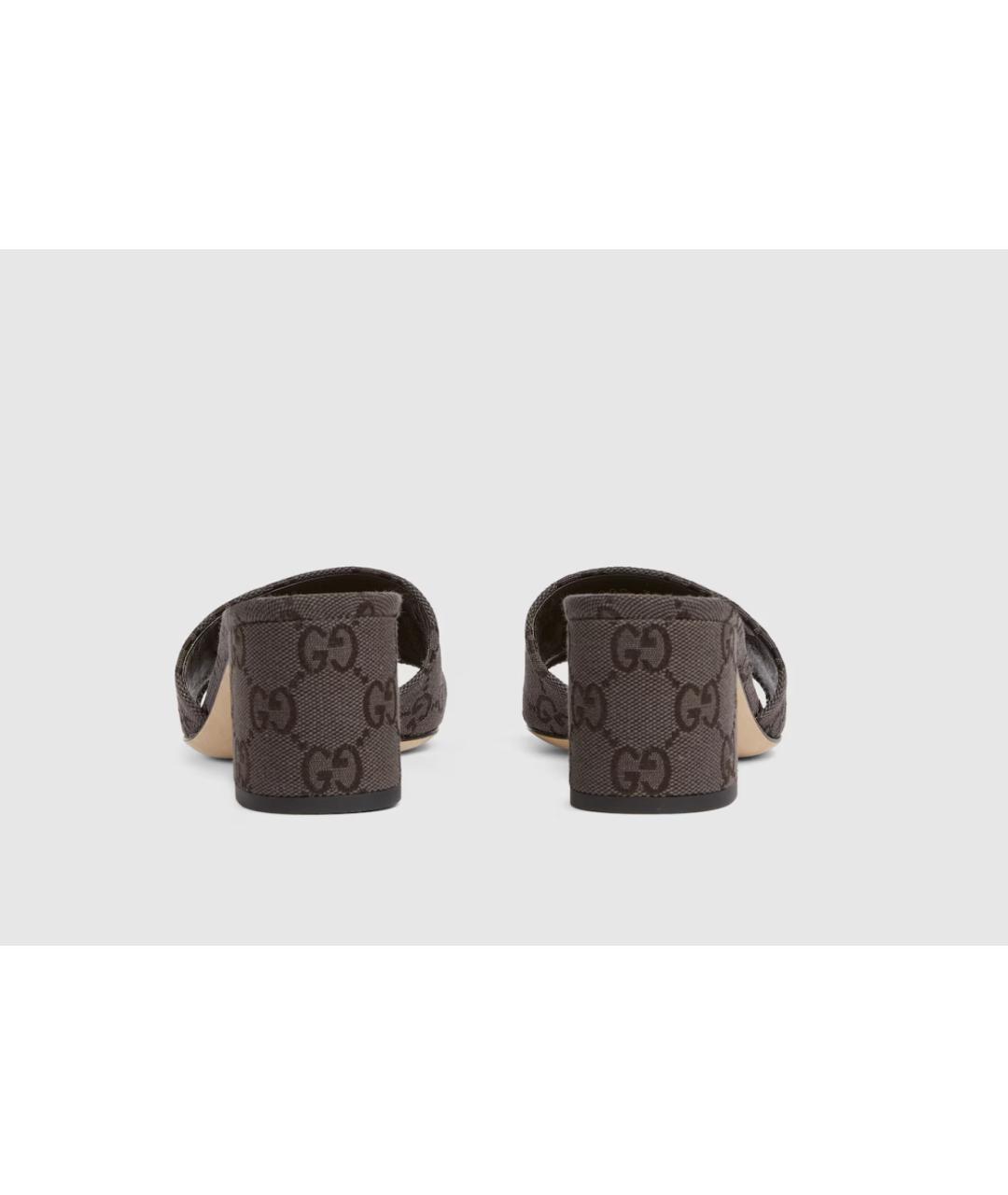 GUCCI Коричневые мюли, фото 3