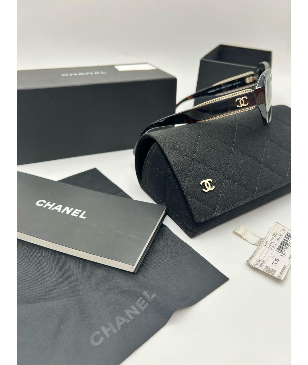 CHANEL Черные солнцезащитные очки, фото 4