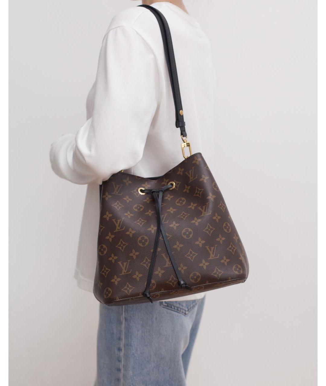LOUIS VUITTON Коричневая сумка через плечо, фото 2