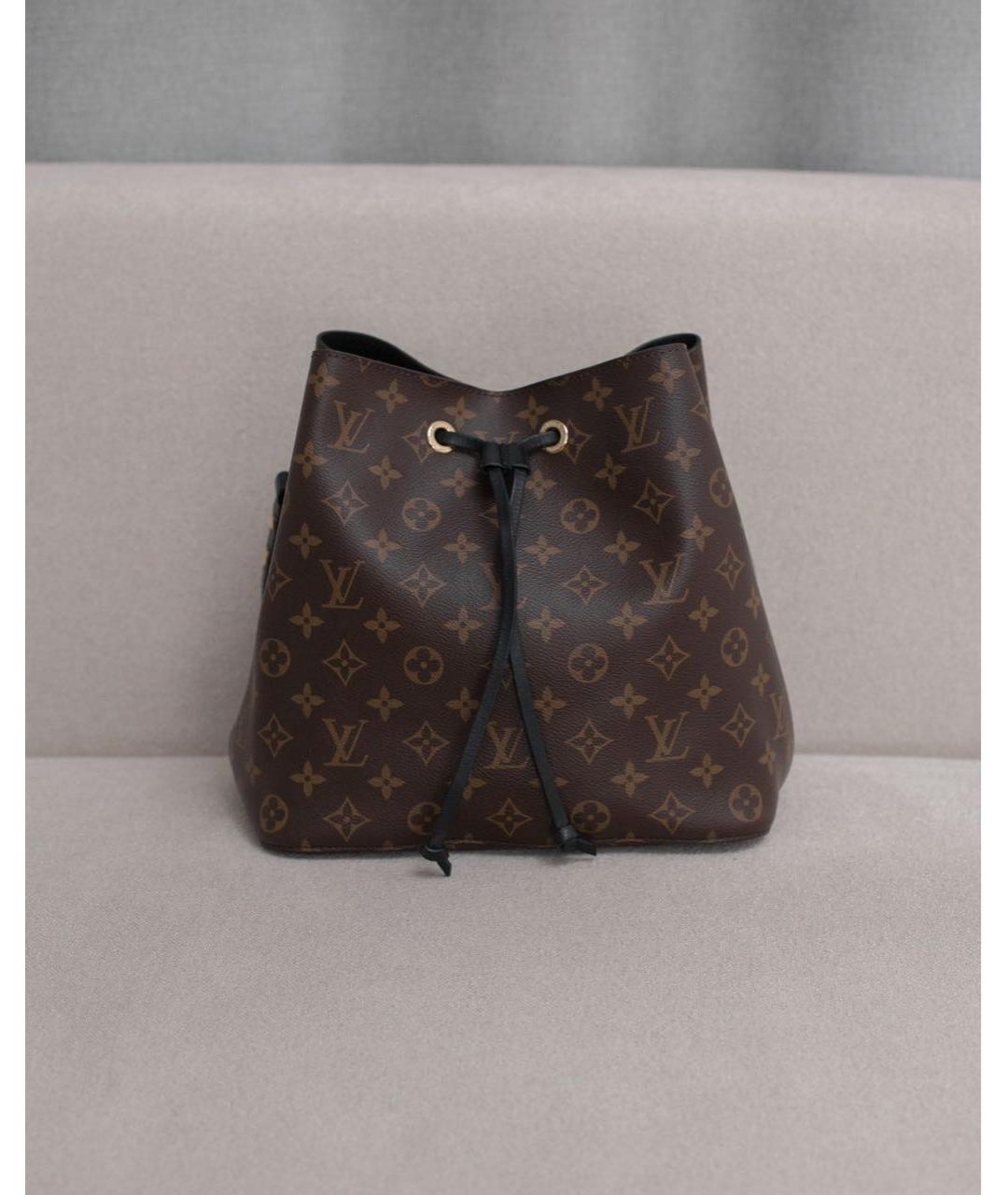 LOUIS VUITTON Коричневая сумка через плечо, фото 8