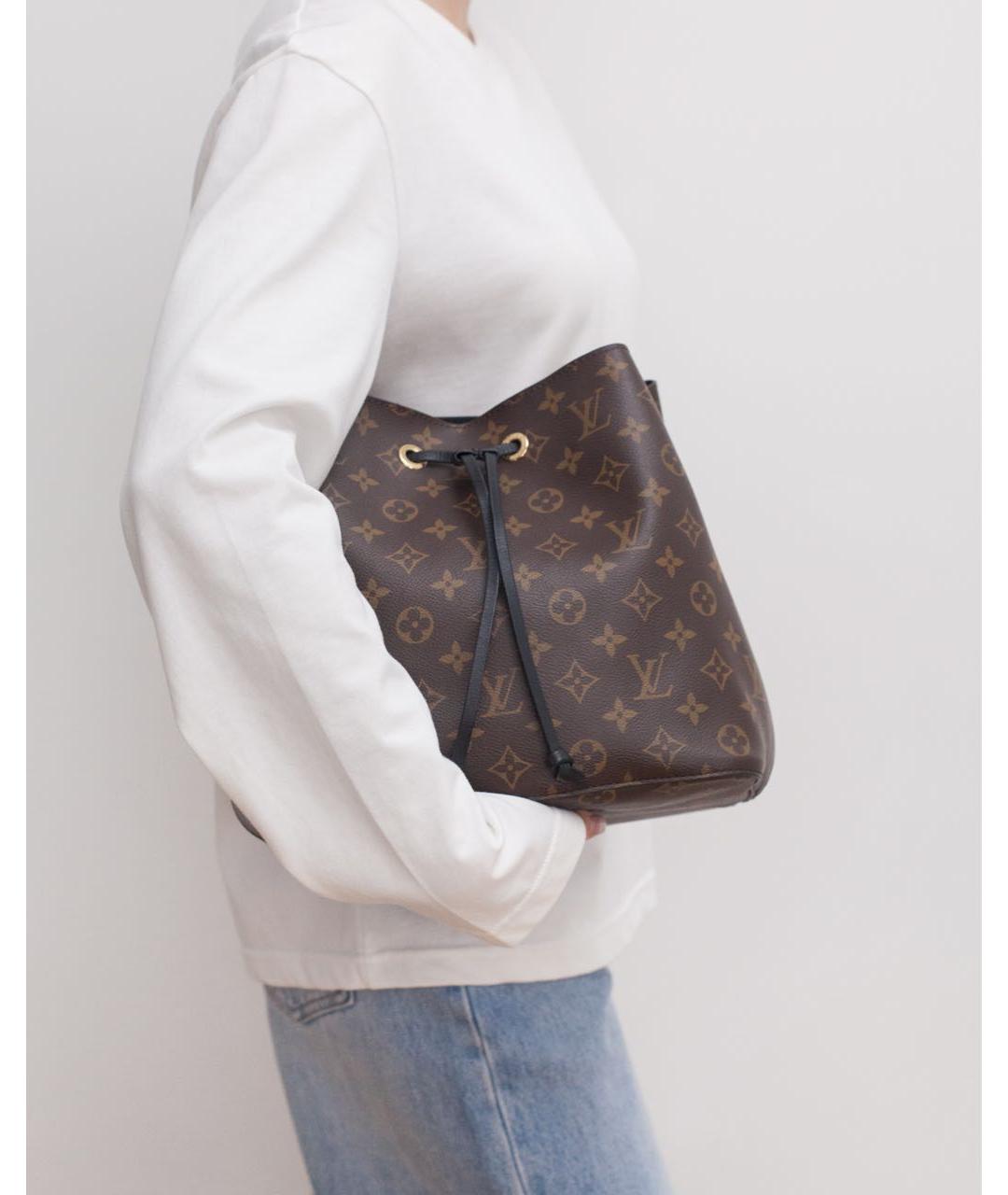 LOUIS VUITTON Коричневая сумка через плечо, фото 5