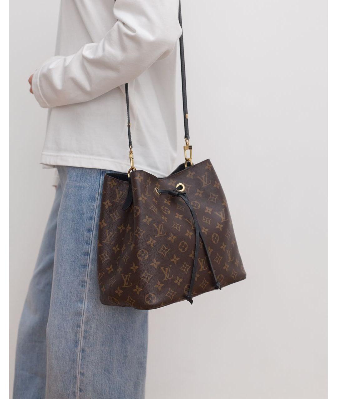 LOUIS VUITTON Коричневая сумка через плечо, фото 4