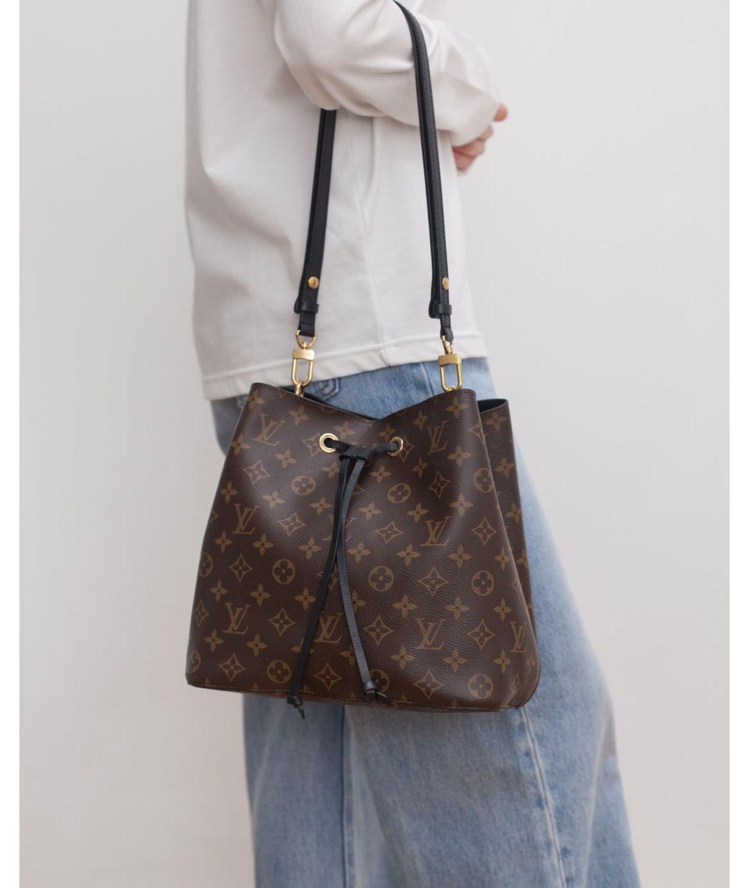 LOUIS VUITTON Коричневая сумка через плечо, фото 3