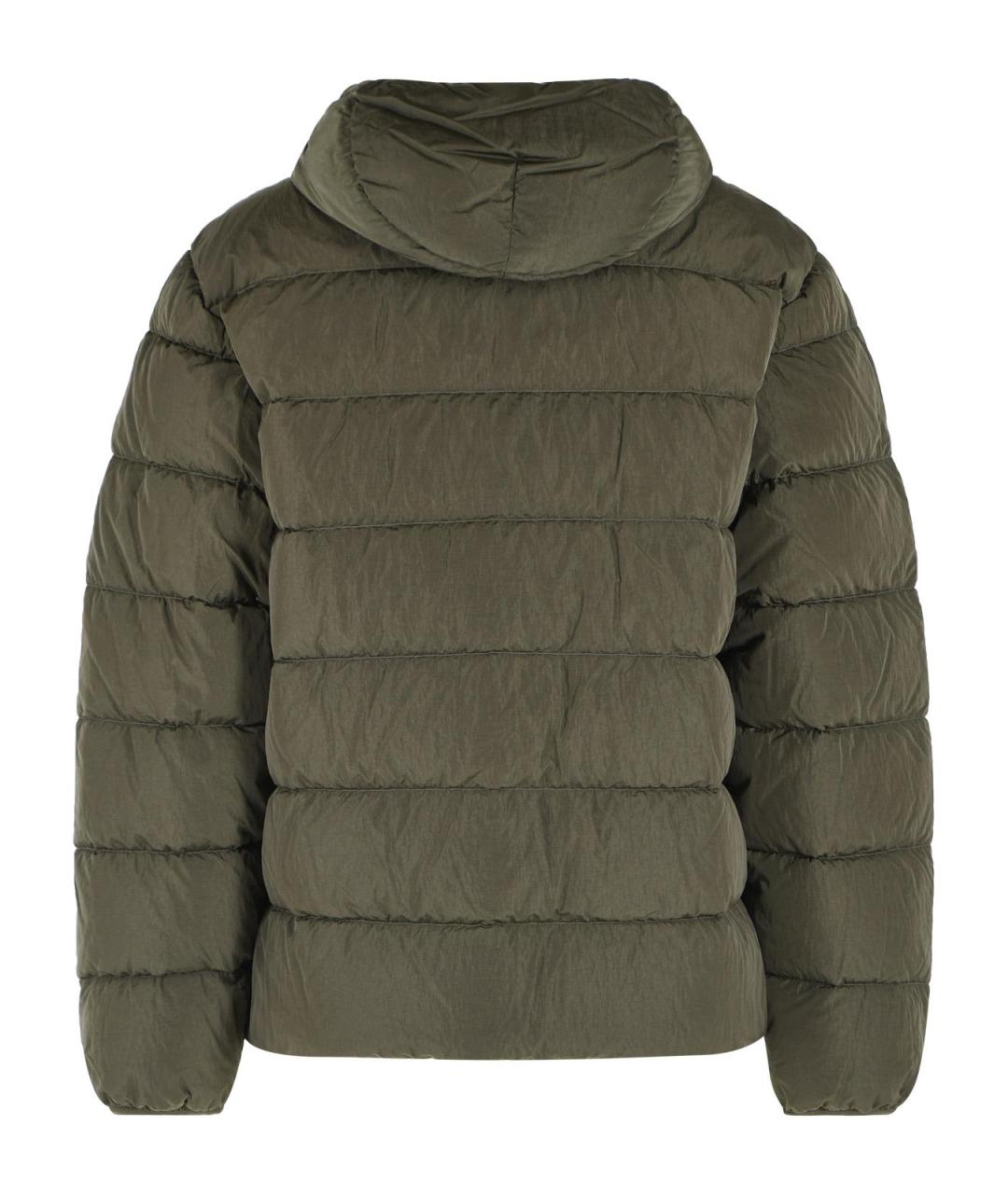 CP COMPANY Зеленый полиамидовый пуховик, фото 3