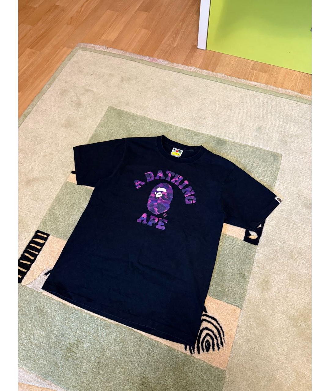 BAPE Черная хлопковая футболка, фото 1