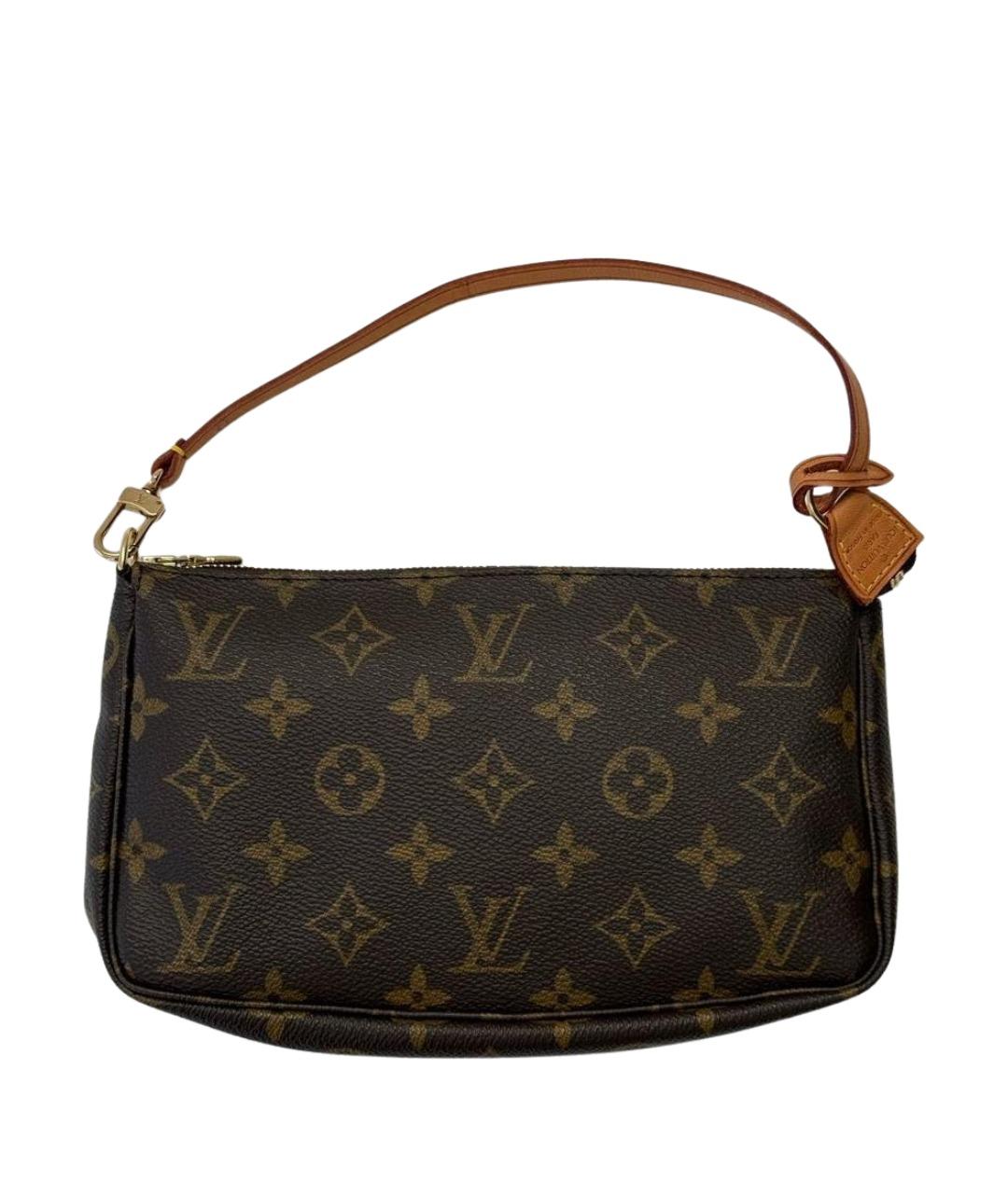 LOUIS VUITTON Коричневая сумка с короткими ручками, фото 1