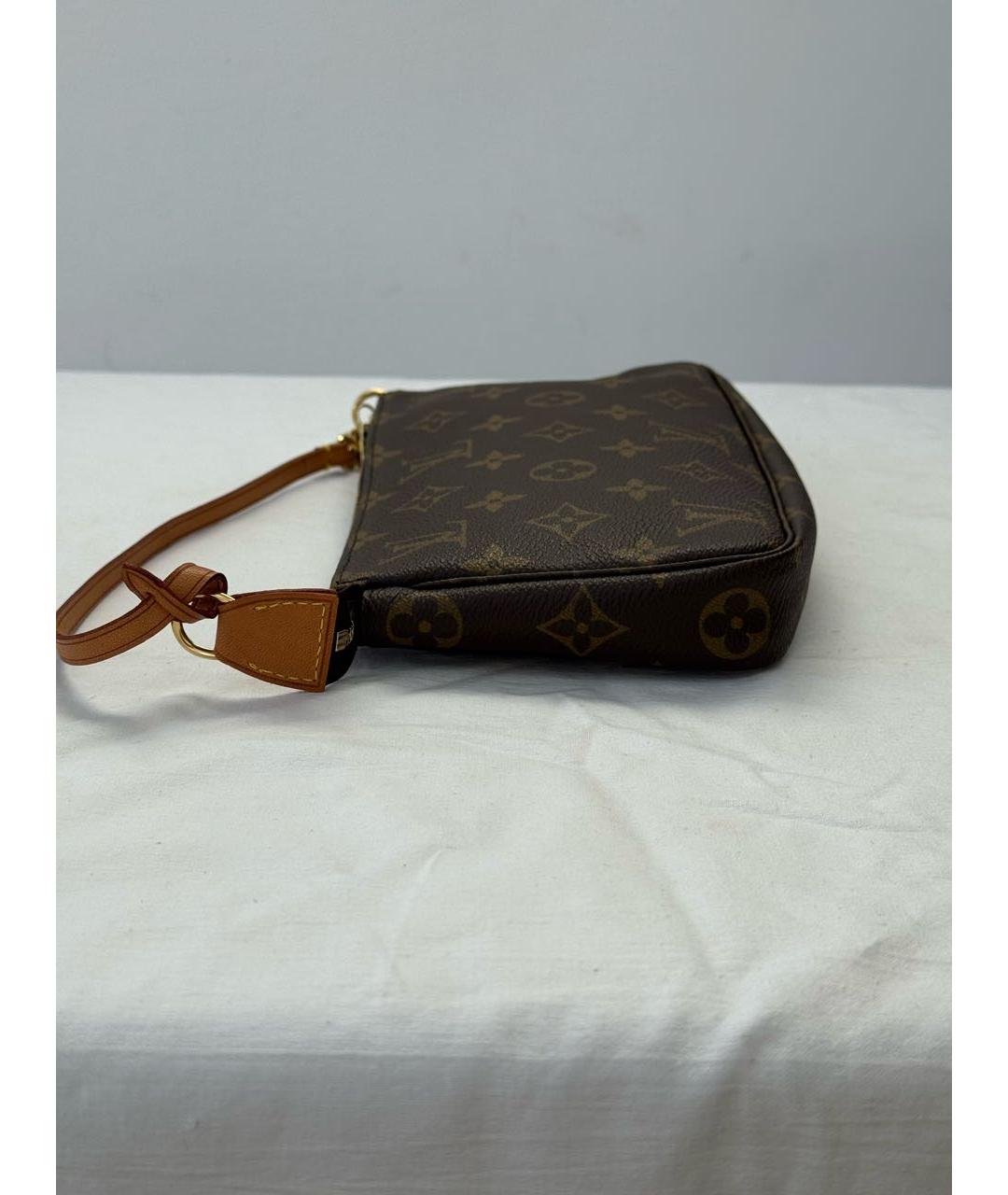 LOUIS VUITTON Коричневая сумка с короткими ручками, фото 4