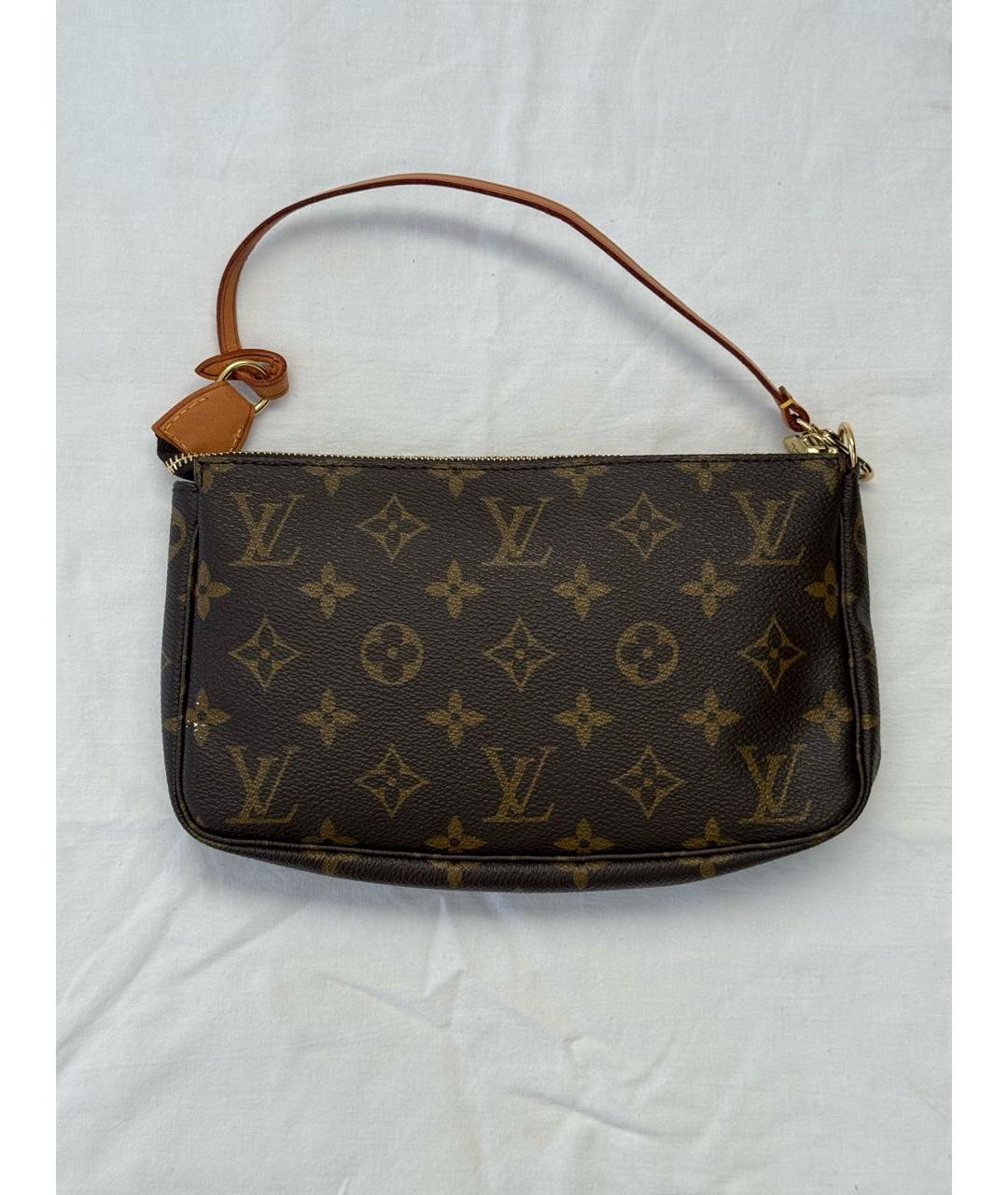 LOUIS VUITTON Коричневая сумка с короткими ручками, фото 2