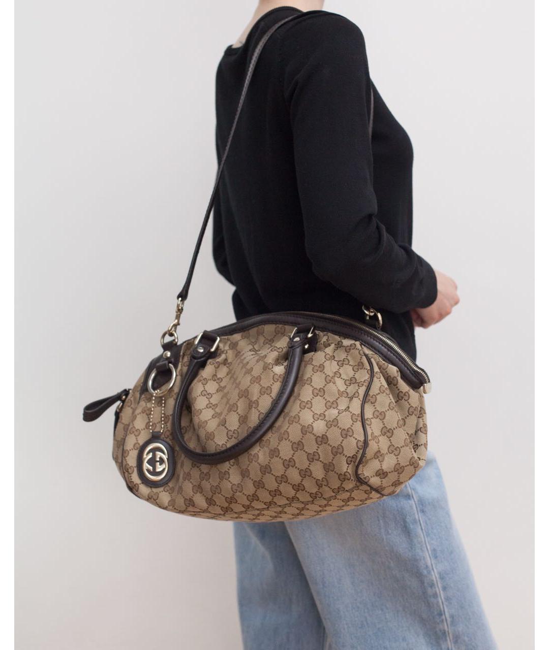 GUCCI Бежевая сумка через плечо, фото 2