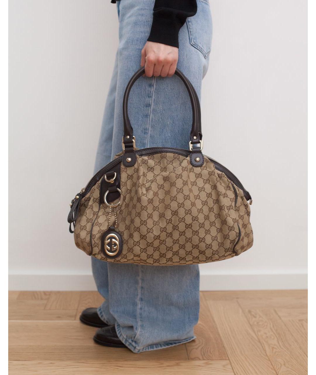 GUCCI Бежевая сумка через плечо, фото 4