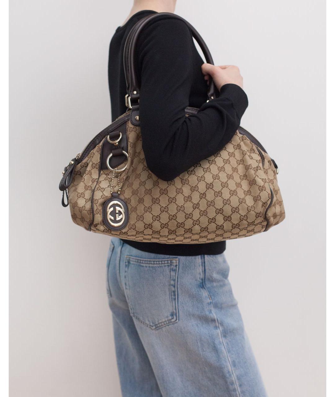 GUCCI Бежевая сумка через плечо, фото 3